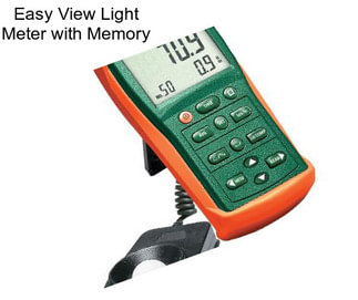 Easy View Light Meter with Memory