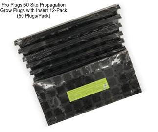 Pro Plugs 50 Site Propagation Grow Plugs with Insert 12-Pack (50 Plugs/Pack)