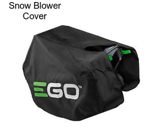 Snow Blower Cover