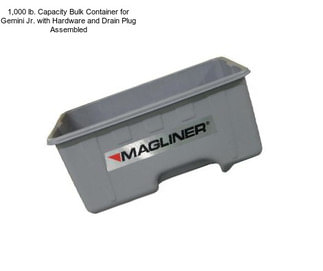 1,000 lb. Capacity Bulk Container for Gemini Jr. with Hardware and Drain Plug Assembled