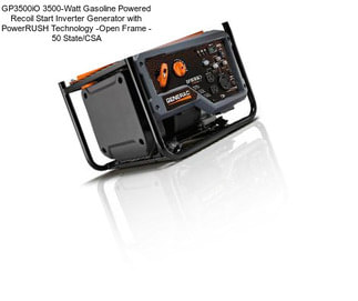 GP3500iO 3500-Watt Gasoline Powered Recoil Start Inverter Generator with PowerRUSH Technology -Open Frame - 50 State/CSA