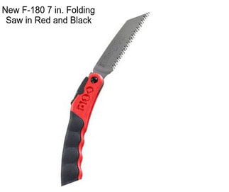 New F-180 7 in. Folding Saw in Red and Black