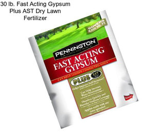 30 lb. Fast Acting Gypsum Plus AST Dry Lawn Fertilizer