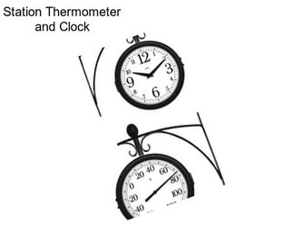 Station Thermometer and Clock