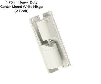 1.75 in. Heavy Duty Center Mount White Hinge (2-Pack)