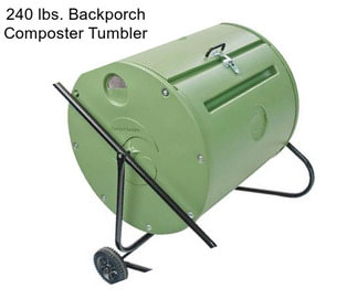 240 lbs. Backporch Composter Tumbler