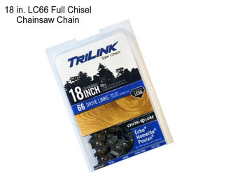 18 in. LC66 Full Chisel Chainsaw Chain