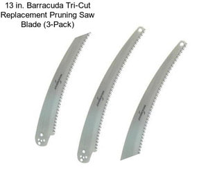 13 in. Barracuda Tri-Cut Replacement Pruning Saw Blade (3-Pack)