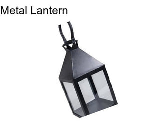 Metal Lantern