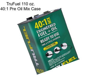 TruFuel 110 oz. 40:1 Pre Oil Mix Case
