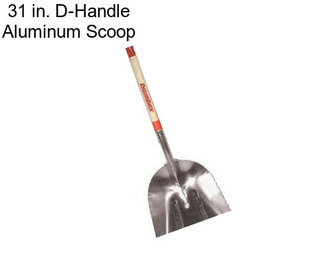 31 in. D-Handle Aluminum Scoop