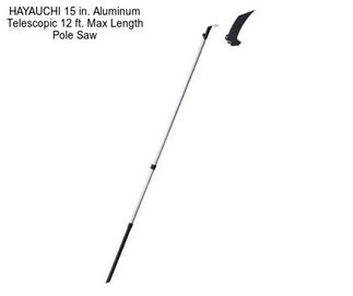 HAYAUCHI 15 in. Aluminum Telescopic 12 ft. Max Length Pole Saw