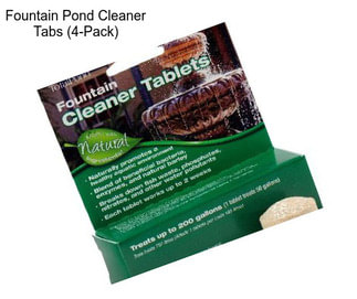 Fountain Pond Cleaner Tabs (4-Pack)