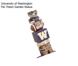 University of Washington Tiki Totem Garden Statue