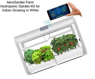 AeroGarden Farm Hydroponic Garden Kit for Indoor Growing in White