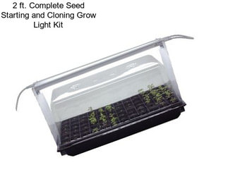 2 ft. Complete Seed Starting and Cloning Grow Light Kit