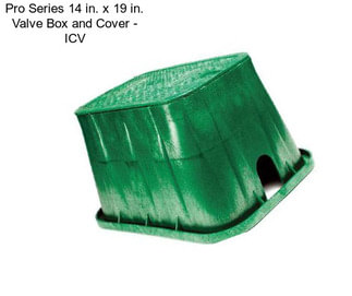 Pro Series 14 in. x 19 in. Valve Box and Cover - ICV