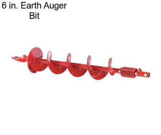 6 in. Earth Auger Bit