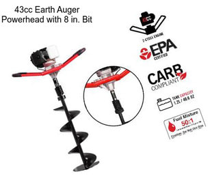 43cc Earth Auger Powerhead with 8 in. Bit