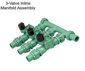 3-Valve Inline Manifold Assembly