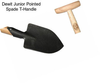 Dewit Junior Pointed Spade T-Handle