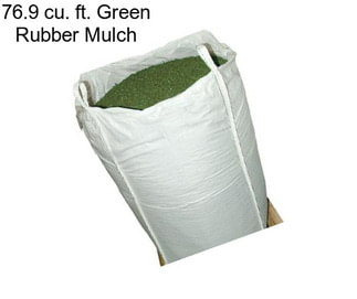 76.9 cu. ft. Green Rubber Mulch