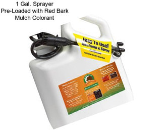 1 Gal. Sprayer Pre-Loaded with Red Bark Mulch Colorant