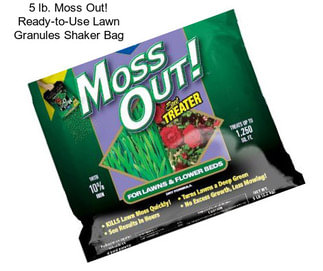 5 lb. Moss Out! Ready-to-Use Lawn Granules Shaker Bag
