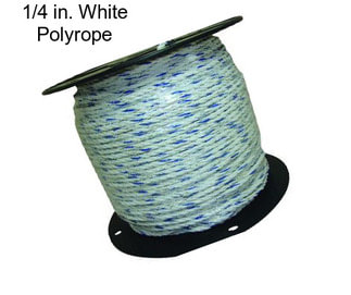 1/4 in. White Polyrope