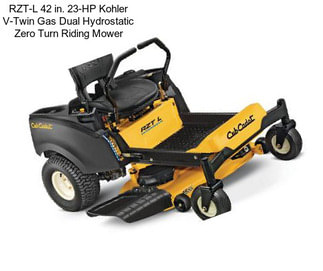 RZT-L 42 in. 23-HP Kohler V-Twin Gas Dual Hydrostatic Zero Turn Riding Mower