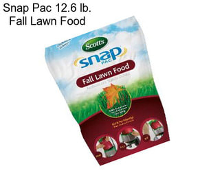Snap Pac 12.6 lb. Fall Lawn Food