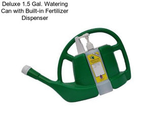 Deluxe 1.5 Gal. Watering Can with Built-in Fertilizer Dispenser