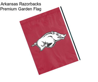 Arkansas Razorbacks Premium Garden Flag