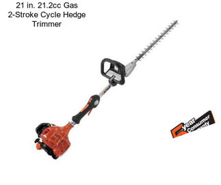 21 in. 21.2cc Gas 2-Stroke Cycle Hedge Trimmer