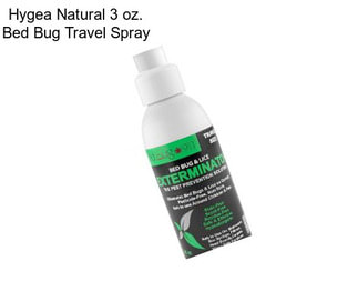 Hygea Natural 3 oz. Bed Bug Travel Spray