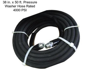 38 in. x 50 ft. Pressure Washer Hose Rated 4000 PSI