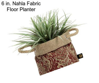 6 in. Nahla Fabric Floor Planter