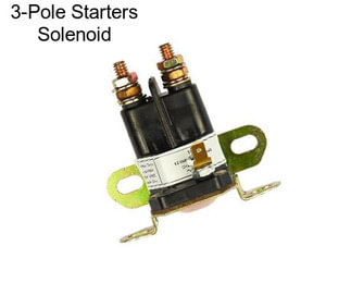 3-Pole Starters Solenoid