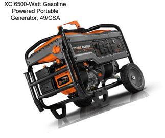 XC 6500-Watt Gasoline Powered Portable Generator, 49/CSA