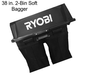 38 in. 2-Bin Soft Bagger