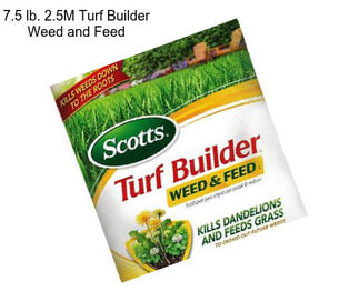 7.5 lb. 2.5M Turf Builder Weed and Feed