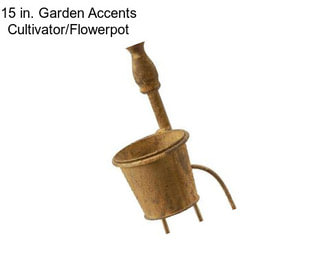 15 in. Garden Accents Cultivator/Flowerpot