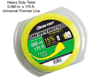 Heavy Duty Twist 0.080 in. x 175 ft. Universal Trimmer Line