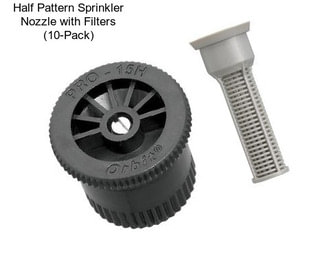 Half Pattern Sprinkler Nozzle with Filters (10-Pack)