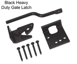 Black Heavy Duty Gate Latch