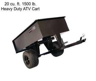 20 cu. ft. 1500 lb. Heavy Duty ATV Cart
