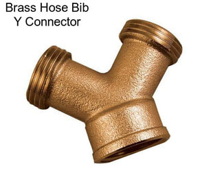 Brass Hose Bib Y Connector