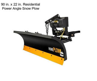 90 in. x 22 in. Residential Power Angle Snow Plow