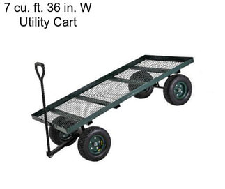 7 cu. ft. 36 in. W Utility Cart