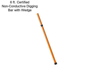 6 ft. Certified Non-Conductive Digging Bar with Wedge
